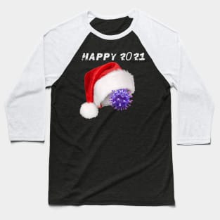 COVID SANTA Happy new Year 2021 Baseball T-Shirt